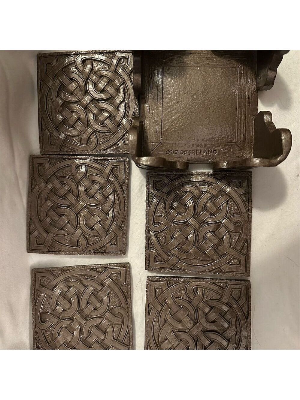 Celtic Decorative Balls Set of 5 Brown Multicolor Irish Coasters OS